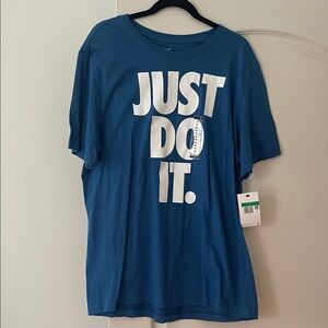 Nike Men's Blue Just Do It Tee